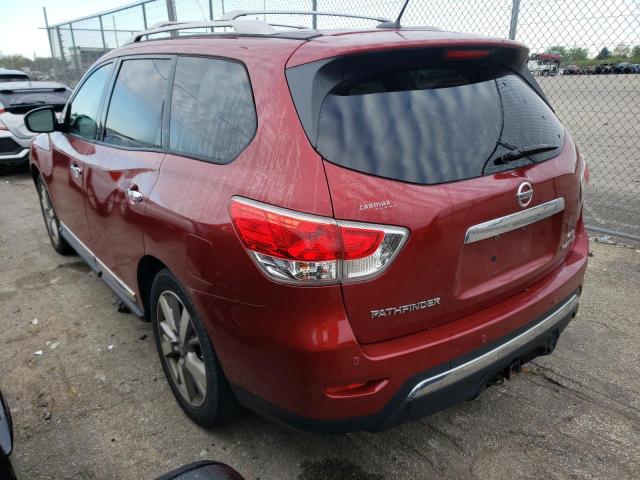 5N1AR2MM1DC608662 - 2013 NISSAN PATHFINDER S 勃艮第红 照片 2