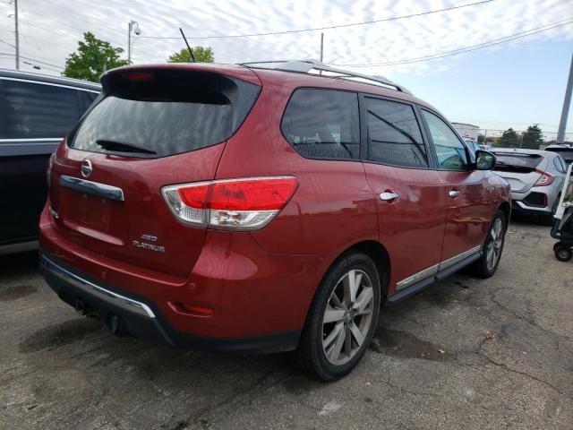 5N1AR2MM1DC608662 - 2013 NISSAN PATHFINDER S 勃艮第红 照片 3