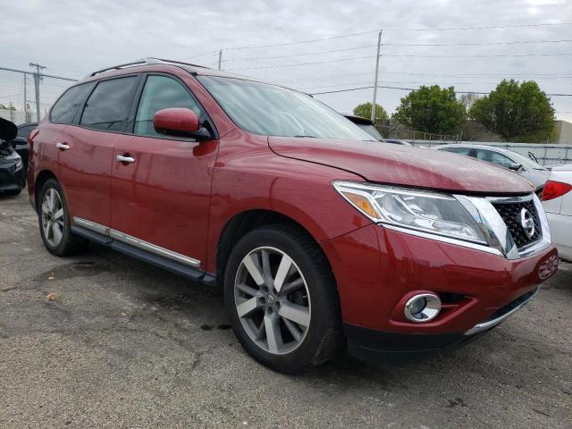 5N1AR2MM1DC608662 - 2013 NISSAN PATHFINDER S 勃艮第红 照片 4