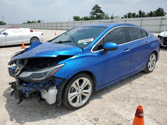 1G1BF5SM5H7220959 - 2017 CHEVROLET CRUZE PREMIER BLUE photo 1