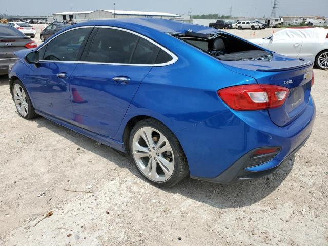 1G1BF5SM5H7220959 - 2017 CHEVROLET CRUZE PREMIER BLUE photo 2