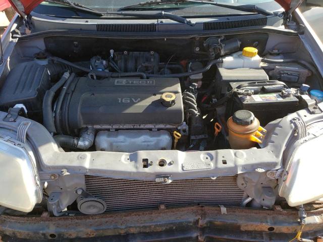 KL1TD66658B084291 - 2008 CHEVROLET AVEO BASE GRAY photo 11