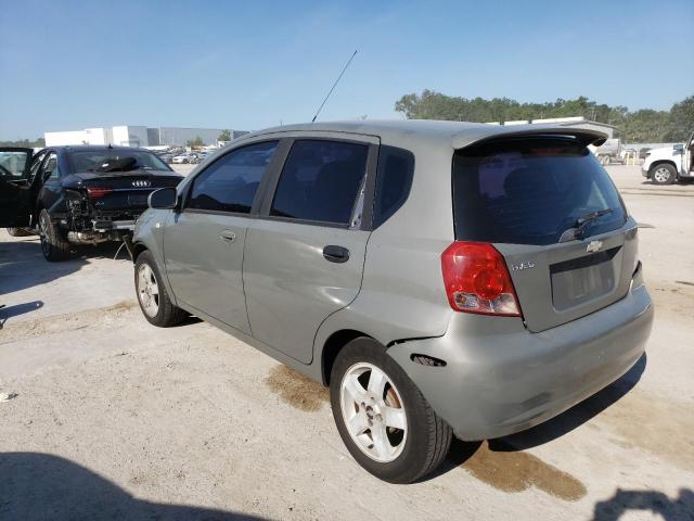 KL1TD66658B084291 - 2008 CHEVROLET AVEO BASE GRAY photo 2