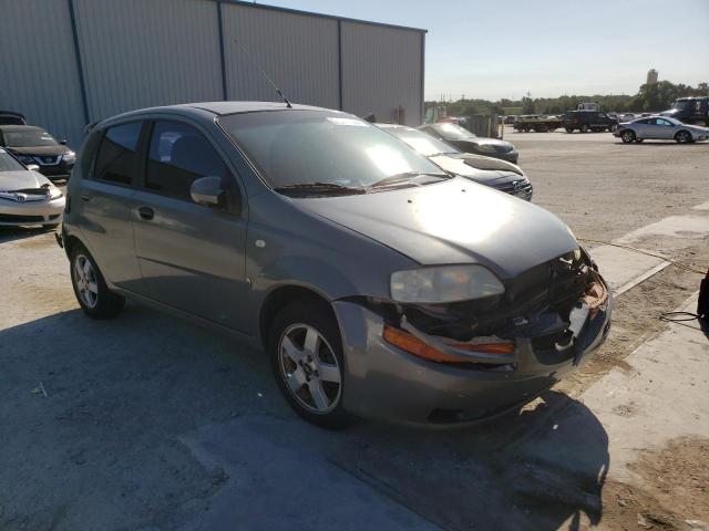 KL1TD66658B084291 - 2008 CHEVROLET AVEO BASE GRAY photo 4