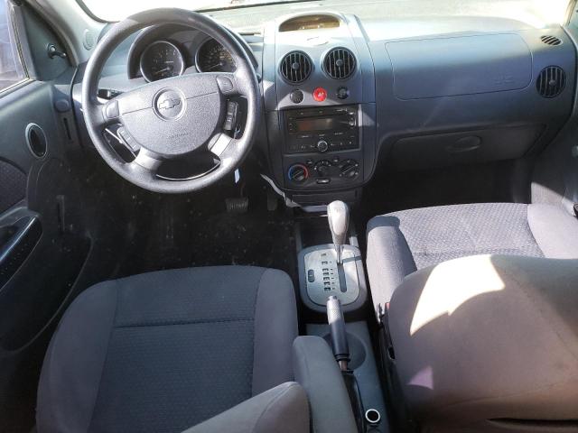 KL1TD66658B084291 - 2008 CHEVROLET AVEO BASE GRAY photo 8