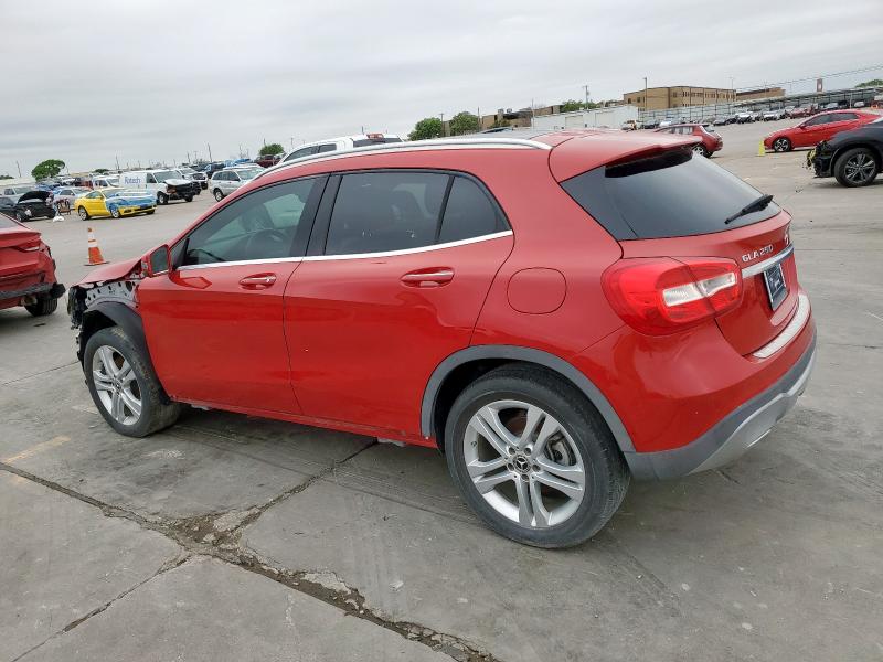 WDCTG4EBXKJ615138 - 2019 MERCEDES-BENZ GLA 250 Rojo foto 2
