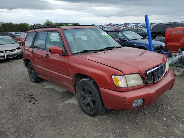 JF1SF656X1H713035 - 2001 SUBARU FORESTER S 红色 照片 4