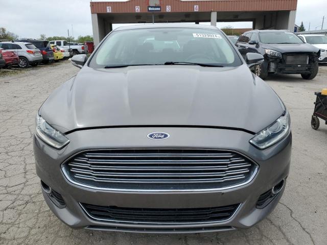 3FA6P0RU9ER308423 - 2014 FORD FUSION TITANIUM HEV GRAY photo 5