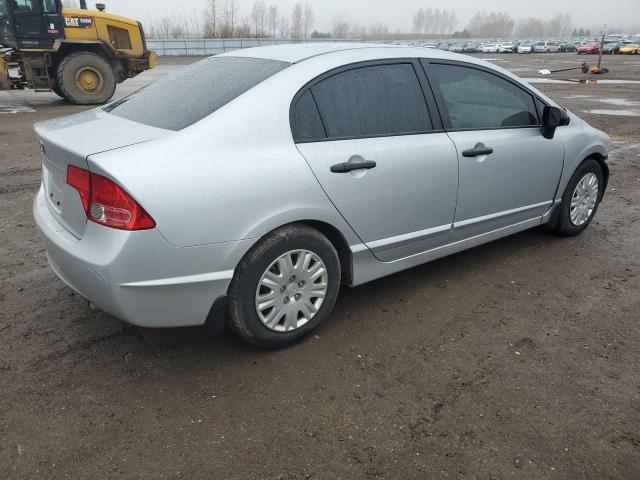 1HGFA163X7L800944 - 2007 HONDA CIVIC DX SILVER photo 3