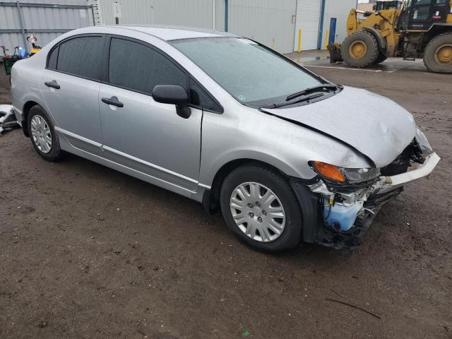 1HGFA163X7L800944 - 2007 HONDA CIVIC DX SILVER photo 4