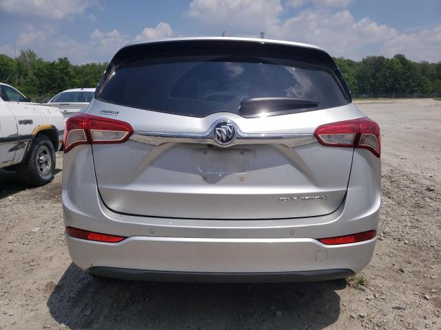 LRBFXBSA5KD141163 - 2019 BUICK ENVISION PREFERRED WHITE photo 6