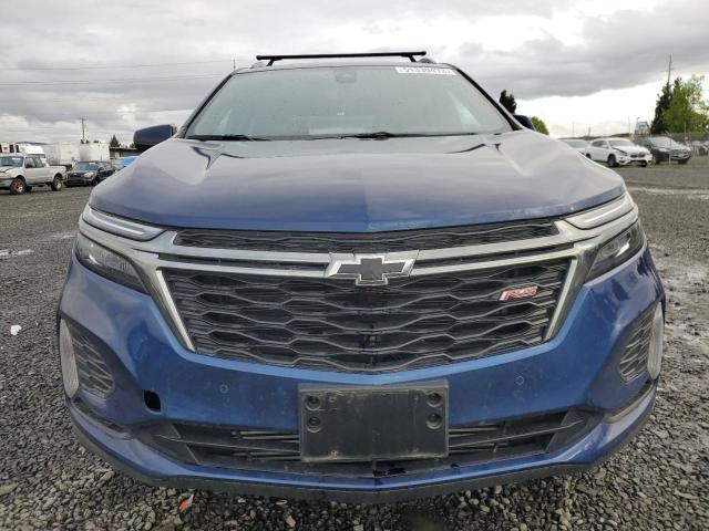 3GNAXWEV4NS185037 - 2022 CHEVROLET EQUINOX RS BLUE photo 5