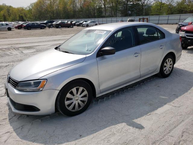 3VW2K7AJ1EM257785 - 2014 VOLKSWAGEN JETTA BASE 银色 照片 1