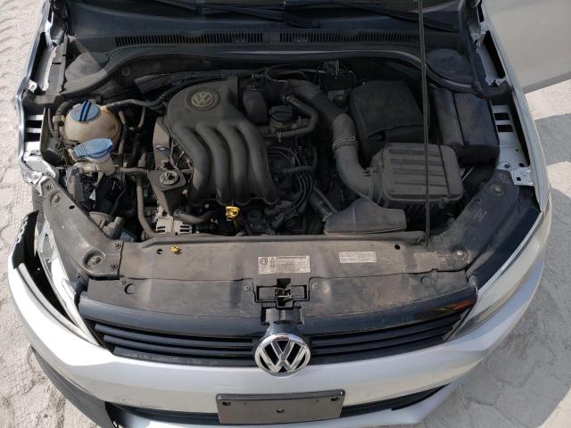 3VW2K7AJ1EM257785 - 2014 VOLKSWAGEN JETTA BASE 银色 照片 11