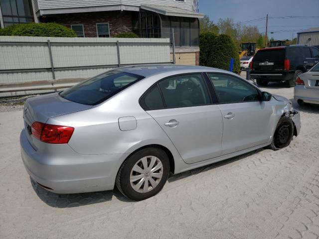 3VW2K7AJ1EM257785 - 2014 VOLKSWAGEN JETTA BASE 银色 照片 3