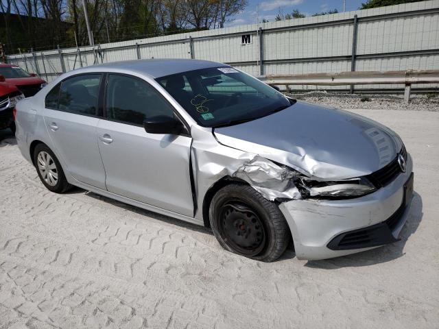 3VW2K7AJ1EM257785 - 2014 VOLKSWAGEN JETTA BASE 银色 照片 4