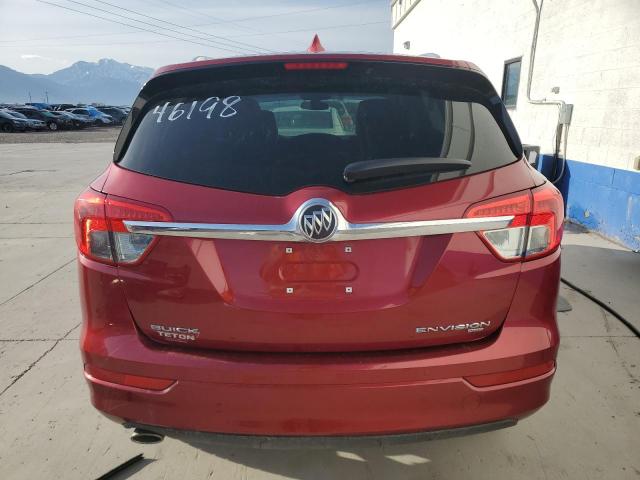 LRBFXDSA2HD073974 - 2017 BUICK ENVISION ESSENCE RED photo 6