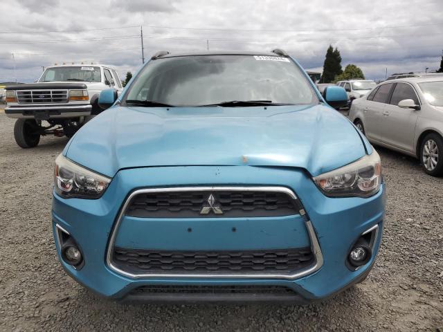 4A4AP4AU7DE006372 - 2013 MITSUBISHI OUTLANDER SE TURQUOISE photo 5