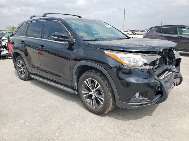 5TDKKRFH1GS152901 - 2016 TOYOTA HIGHLANDER XLE 黑色 照片 4