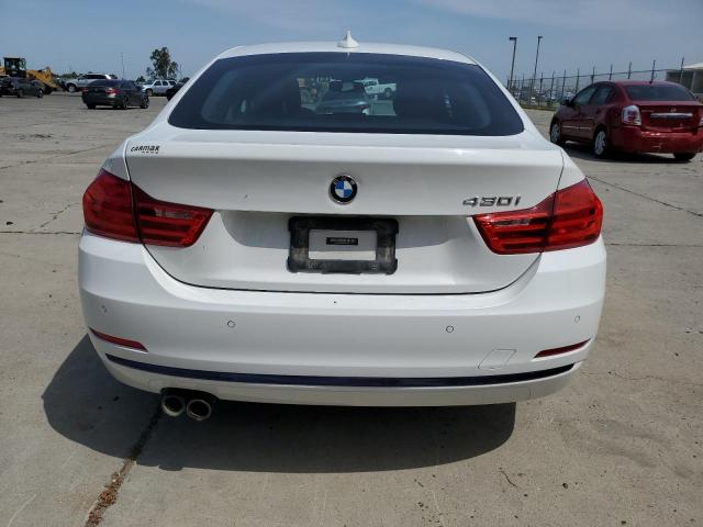 WBA4F7C58HG438541 - 2017 BMW 430I GRAN COUPE WHITE photo 6