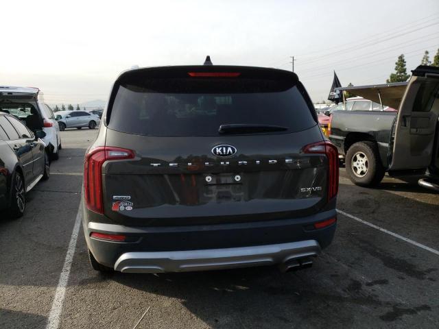 5XYP5DHC6MG102232 - 2021 KIA TELLURIDE SX GRAY photo 6