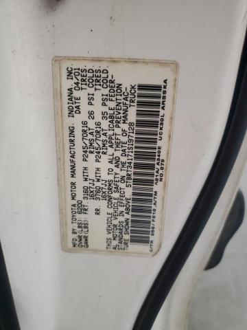 5TBRT34171S197128 - 2001 TOYOTA TUNDRA ACCESS CAB 白色 照片 12