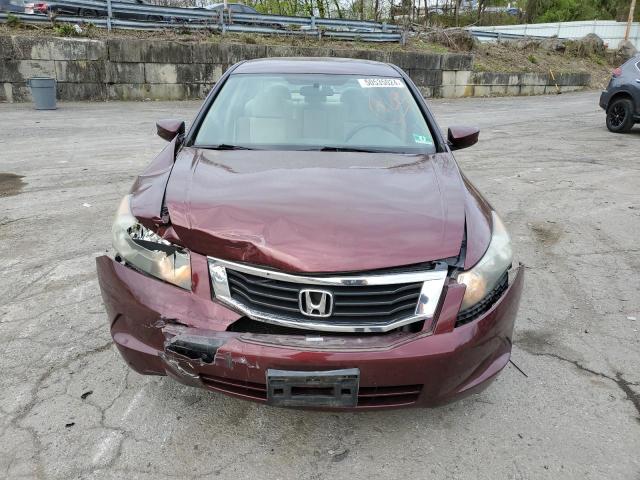 1HGCP2F49AA113814 - 2010 HONDA ACCORD LXP BURGUNDY photo 5