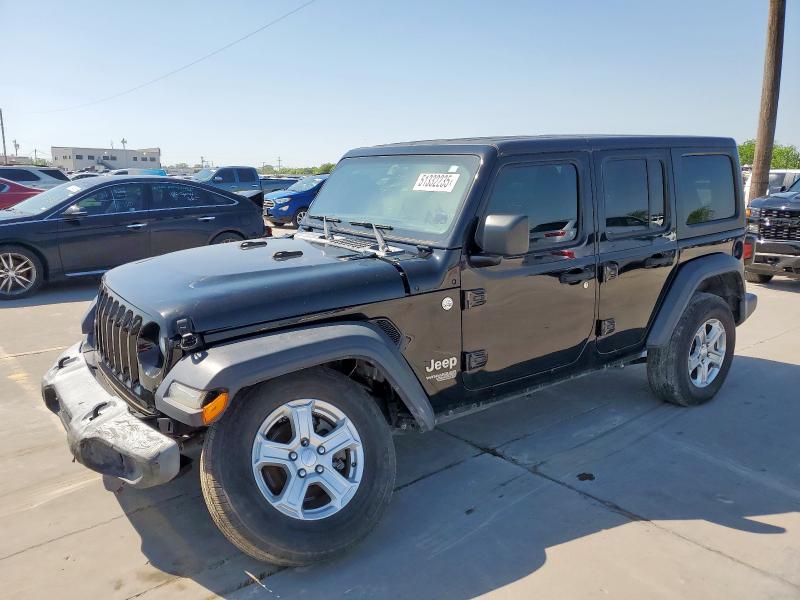 1C4HJXDG9KW556906 - 2019 JEEP WRANGLER U SPORT 黑色 照片 1