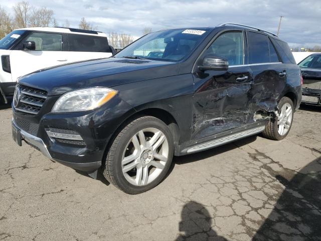 4JGDA5HB3FA487968 - 2015 MERCEDES-BENZ ML 350 4MATIC BLACK photo 1