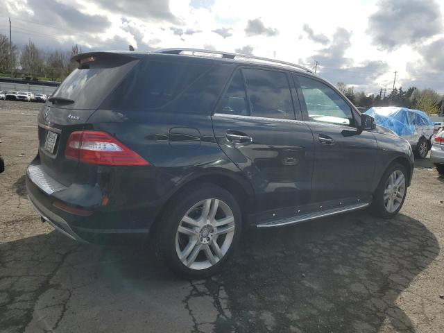4JGDA5HB3FA487968 - 2015 MERCEDES-BENZ ML 350 4MATIC BLACK photo 3