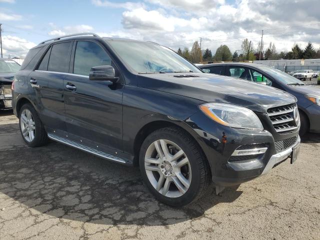 4JGDA5HB3FA487968 - 2015 MERCEDES-BENZ ML 350 4MATIC BLACK photo 4