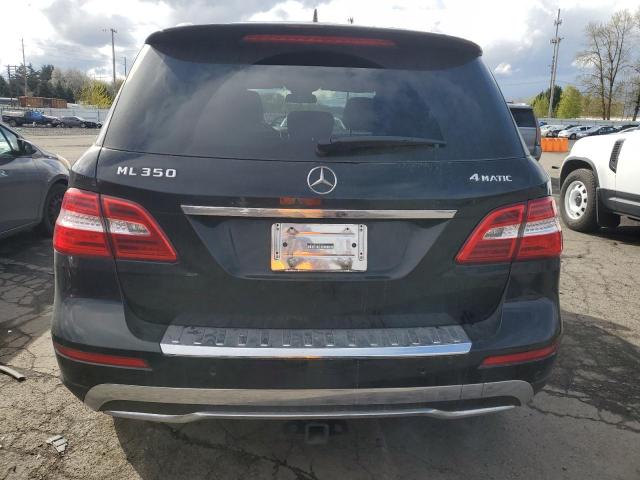 4JGDA5HB3FA487968 - 2015 MERCEDES-BENZ ML 350 4MATIC BLACK photo 6