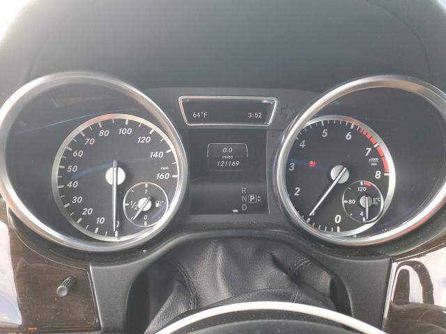 4JGDA5HB3FA487968 - 2015 MERCEDES-BENZ ML 350 4MATIC BLACK photo 9