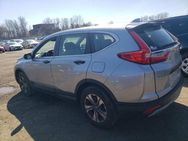 2HKRW6H36JH208749 - 2018 HONDA CR-V LX SILVER photo 2