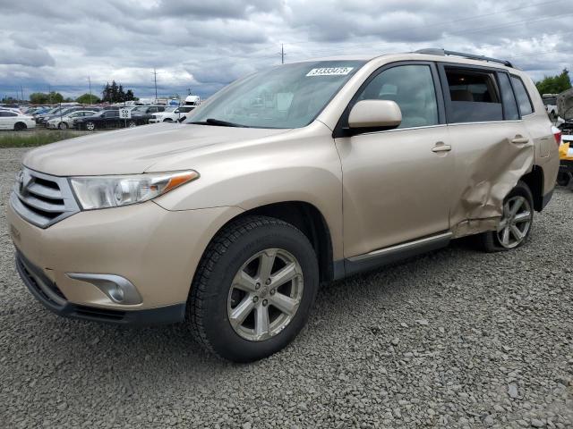 5TDBK3EHXCS131828 - 2012 TOYOTA HIGHLANDER BASE TAN photo 1