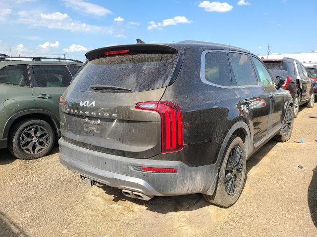 5XYP5DHC1NG224417 - 2022 KIA TELLURIDE SX BROWN photo 3