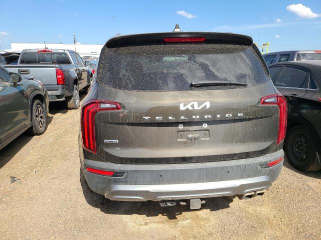 5XYP5DHC1NG224417 - 2022 KIA TELLURIDE SX BROWN photo 6