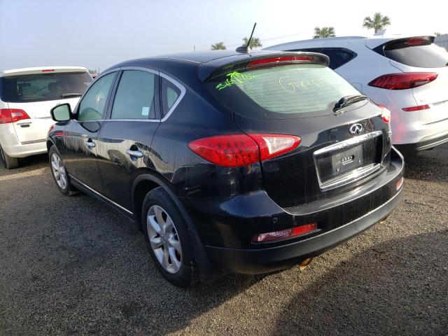 JN1AJ0HR4AM752706 - 2010 INFINITI EX35 BASE შავი ფოტო 3