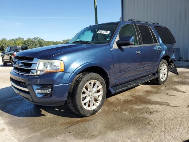 1FMJU1KT6FEF00502 - 2015 FORD EXPEDITION LIMITED BLUE photo 1