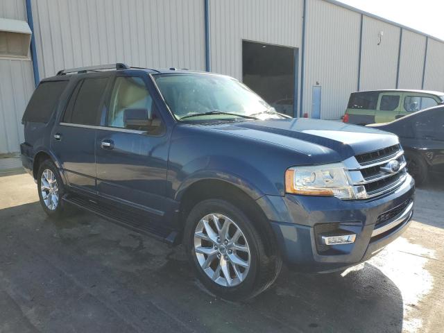 1FMJU1KT6FEF00502 - 2015 FORD EXPEDITION LIMITED BLUE photo 4