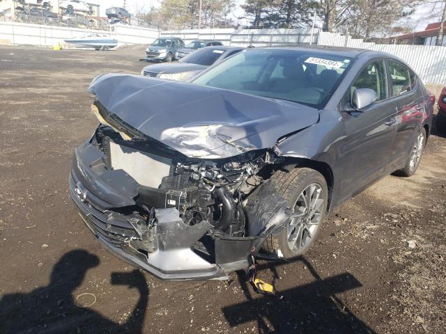 KMHD84LF3KU829749 - 2019 HYUNDAI ELANTRA SEL SILVER photo 1