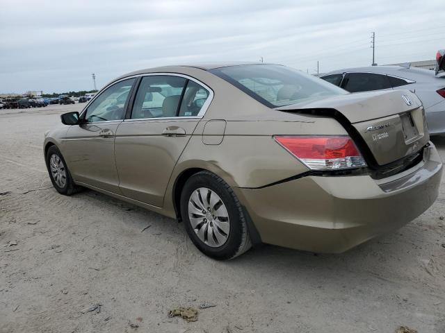 1HGCP26339A108031 - 2009 HONDA ACCORD LX TAN photo 2