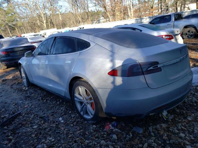 5YJSA1H17EFP36838 - 2014 TESLA MODEL S Արծաթագույն լուսանկար 2