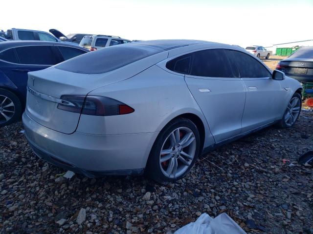 5YJSA1H17EFP36838 - 2014 TESLA MODEL S Արծաթագույն լուսանկար 3