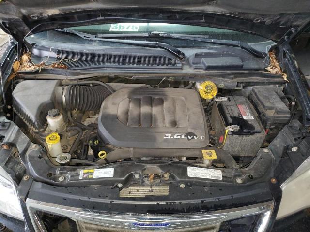 2C4RC1BG8DR705025 - 2013 CHRYSLER TOWN & COU TOURING BLACK photo 12