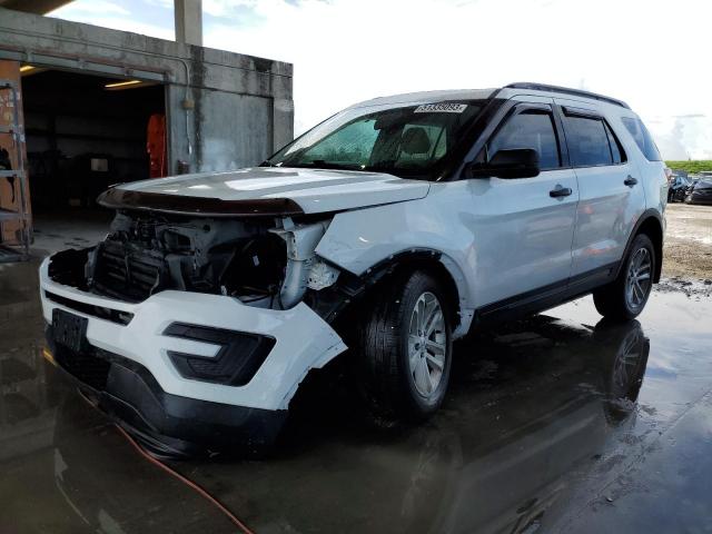 1FM5K8B81HGB85692 - 2017 FORD EXPLORER WHITE photo 1