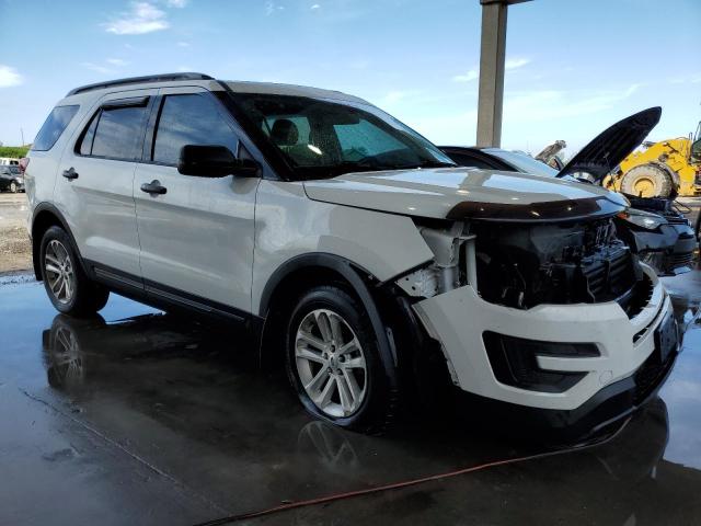 1FM5K8B81HGB85692 - 2017 FORD EXPLORER WHITE photo 4