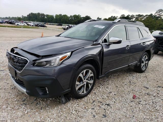 4S4BTGPD8N3254137 - 2022 SUBARU OUTBACK TOURING GRAY photo 1