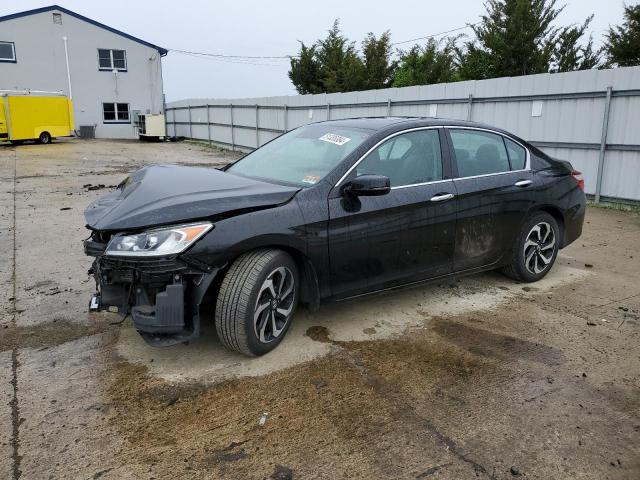 1HGCR3F00HA026696 - 2017 HONDA ACCORD EXL BLACK photo 1