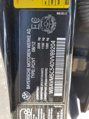 WBAVM5C54DVV89204 - 2013 BMW X1 XDRIVE35I BLACK photo 13